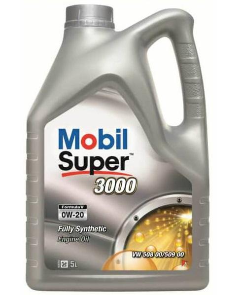 Ulei de motor sintetic MOBIL Super 3000 Formula V 0W20, 5 litri